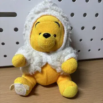 푸우 후드 부착 봉제 인형 천사