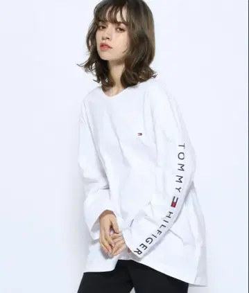 타미힐피거 긴팔 티셔츠 L