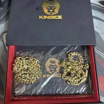KINGICE 골드 체인 목걸이 롱 타입