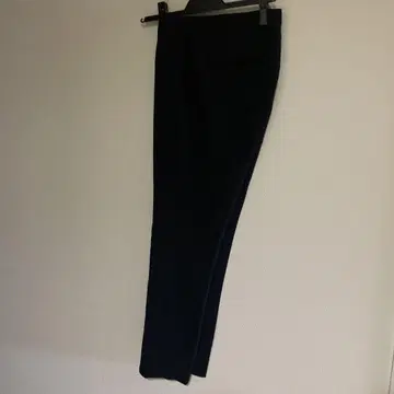 블랙 슬랙스 폴리에스테르 블렌드