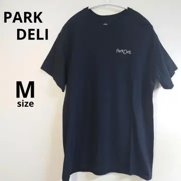 PARKDELI 파크 델리 원포인트 로고 티셔츠 블랙 M 사이즈
