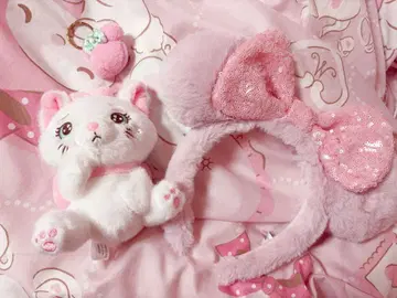 디즈니 머리띠 마리 봉제 인형