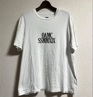 OAMC 오에이엠씨 로고 프린트 크루넥 티셔츠