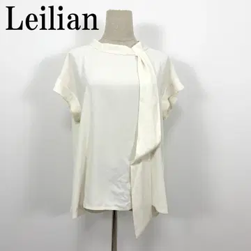 LA5602 Leilian 레리안 반팔 블라우스 아이보리 13+