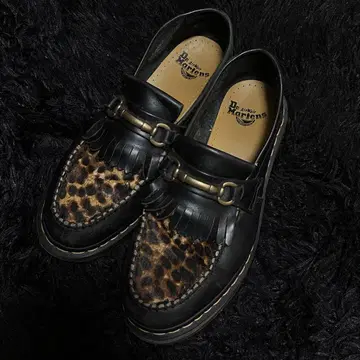 Dr. Martens 레오파드 무늬 로퍼