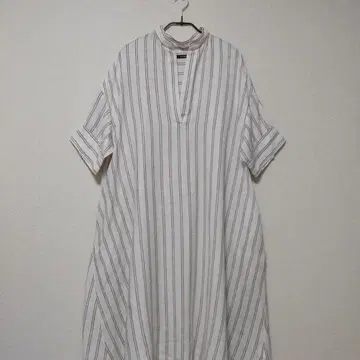 JOURNAL STANDARD 텔레데란 60 린넨 반팔 A 라인 원피스