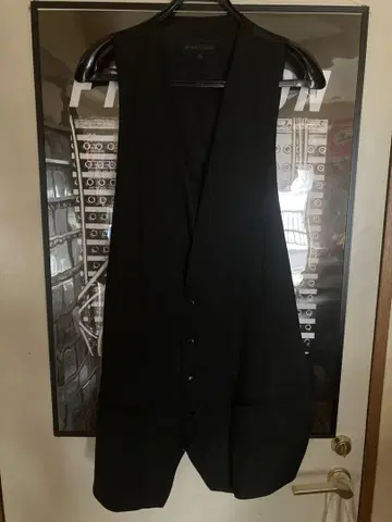 ANN DEMEULEMEESTER 블랙 베스트 XS