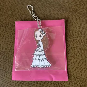 마츠다 세이코 아크릴 참 화이트 드레스