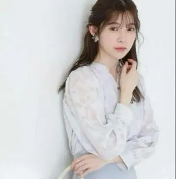 자카드 블라우스 프로포션 바디 드레싱 새상품