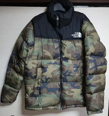 THE NORTH FACE 카모플라쥬 눕시 다운 자켓 L 사이즈