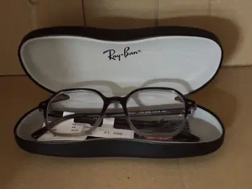 Ray-Ban ORX5394 블랙 안경 케이스 포함