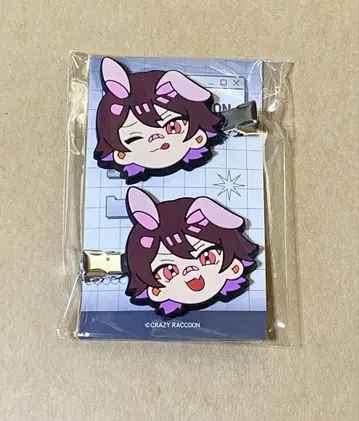 CR Crazy Raccoon TOPPY 헤어 클립 토피