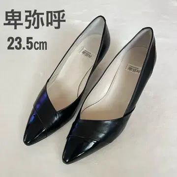 HIMIKO 히미코 히미코 펌프스 힐 23.5cm 가죽 블랙
