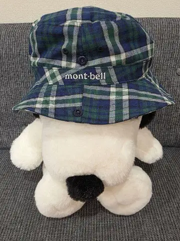 mont-bell 체크 무늬 버킷 햇 M(56~58)