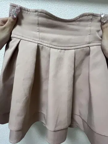 미셸 마카롱 슬림 레그 스커트