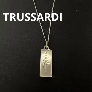 s159 TRUSSARDI 실버 컬러 목걸이
