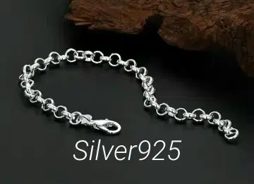 Silver925 실버 체인 팔찌 스트릿 패션