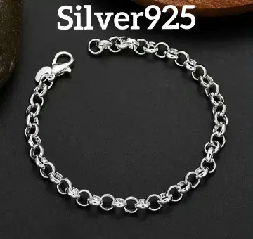 Silver925 실버 체인 팔찌 스트릿 패션