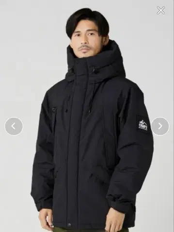 CAMP7 블랙 다운 자켓 L