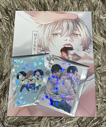 쌍둥이와 선생님 외전 홀로그램 카드 세트