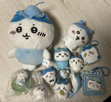 치이카와 (먼작귀) 하치와레 세트 피규어 러버 키링 가챠가챠