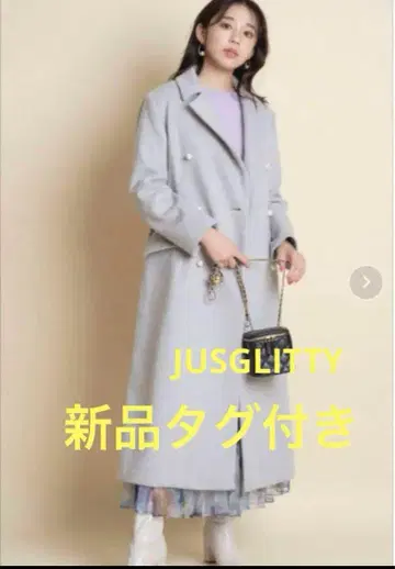 택 포함 새상품 알파지 JUSGLITTY 자스그리티 코트 아우터