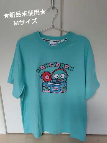HANGYODON 아쿠아 블루 티셔츠 여성용 M 사이즈