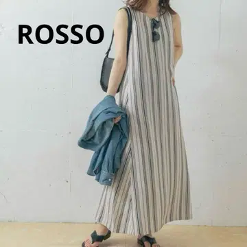 URBAN RESEARCH ROSSO 슬리브리스 원피스 린넨