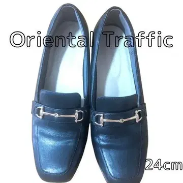 오리엔탈 트래픽 펌프스 로퍼 블랙 24cm 38