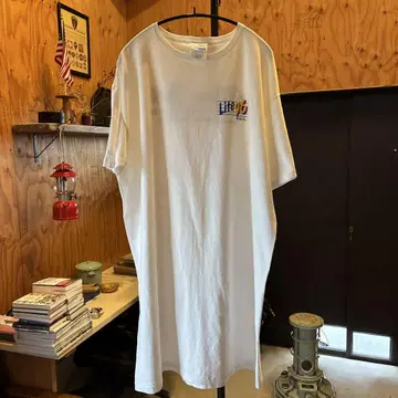 90s 헤인즈 메이드 인 USA 롱 기장 티셔츠