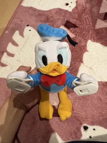 도널드 덕 어깨 승차 봉제 인형