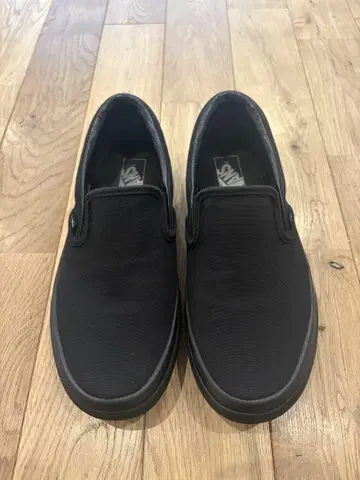 VANS 블랙 슬립온 26.0cm