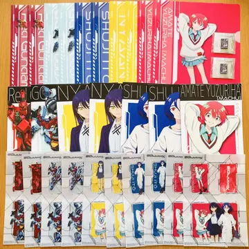 세븐 건담 지크 액스 파일 노트 핀 배지 클리어 시트