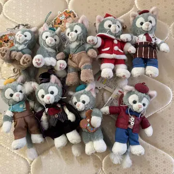 디즈니 씨 젤라토니 봉제 인형 배지 세트