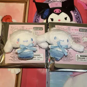 산리오 화이트 고양이 발레리나 시크릿 헤어 클립 시나몬 2개