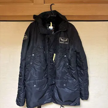 Vanson XL 나일론 자켓 아메리칸 바스 자수