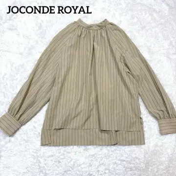 JOCONDE ROYAL 블라우스 스트라이프 백 리본 L 40