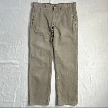 인코텍스 베이지 치노 팬츠 32 사이즈 빈티지 워시