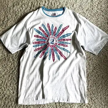 90s FRUIT OF THE LOOM 티셔츠 XL 화이트 마블링