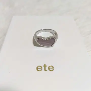 ete 쉘 타이트 쉬머 반지 실버 925 13호