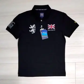 새상품 Admiral 피케 셔츠 46 남성용 M 어드미럴 골프 니콜