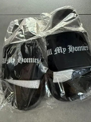 All My Homies 슬라이드 샌들 블랙 ZORN