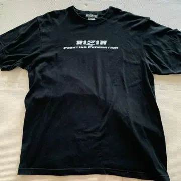 Rizin 라이진 프린트 티셔츠 블랙 XL