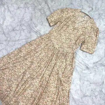 Laura Ashley 플라워 프린트 롱 원피스 영국제