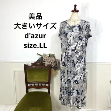 새상품급 빅 사이즈 d'azur 스트레치 스타일리시 원피스