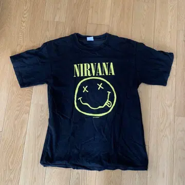 NIRVANA 슬리핑 스마일리 티셔츠 M