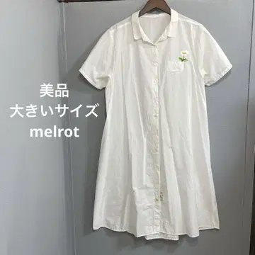 새상품급 빅 사이즈 melrot 코튼 원피스