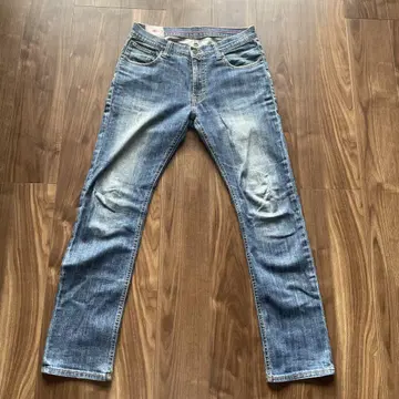 Beam Heart 블루 데님 스트레이트