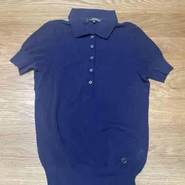 MACKINTOSH LONDON 네이비 피케 셔츠 M