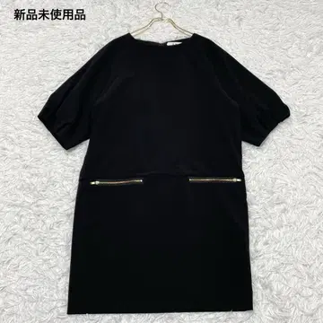 미사용 새상품 스픽 앤 스팬 프레임워크 별주 볼륨 소매 원피스